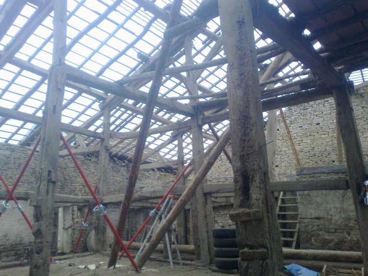 rénovation charpente ancienne ferme